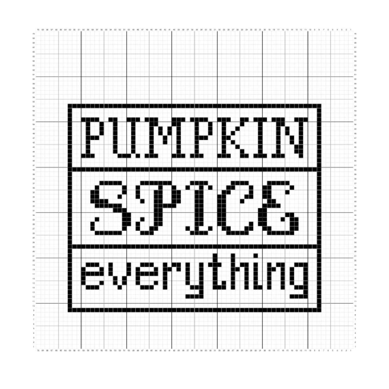 Pumpkin Spice Filet Crochet