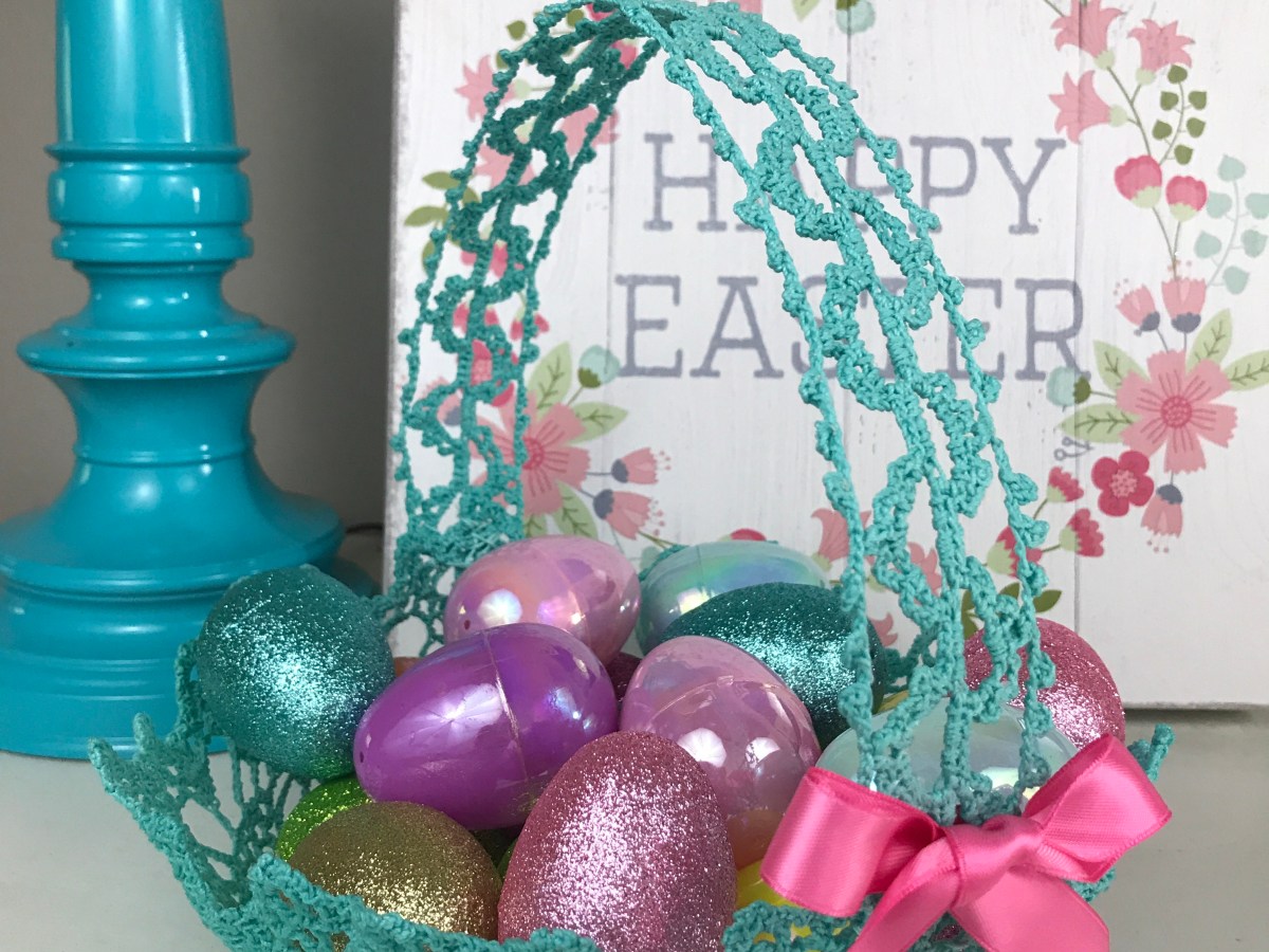 Doily Easter Basket