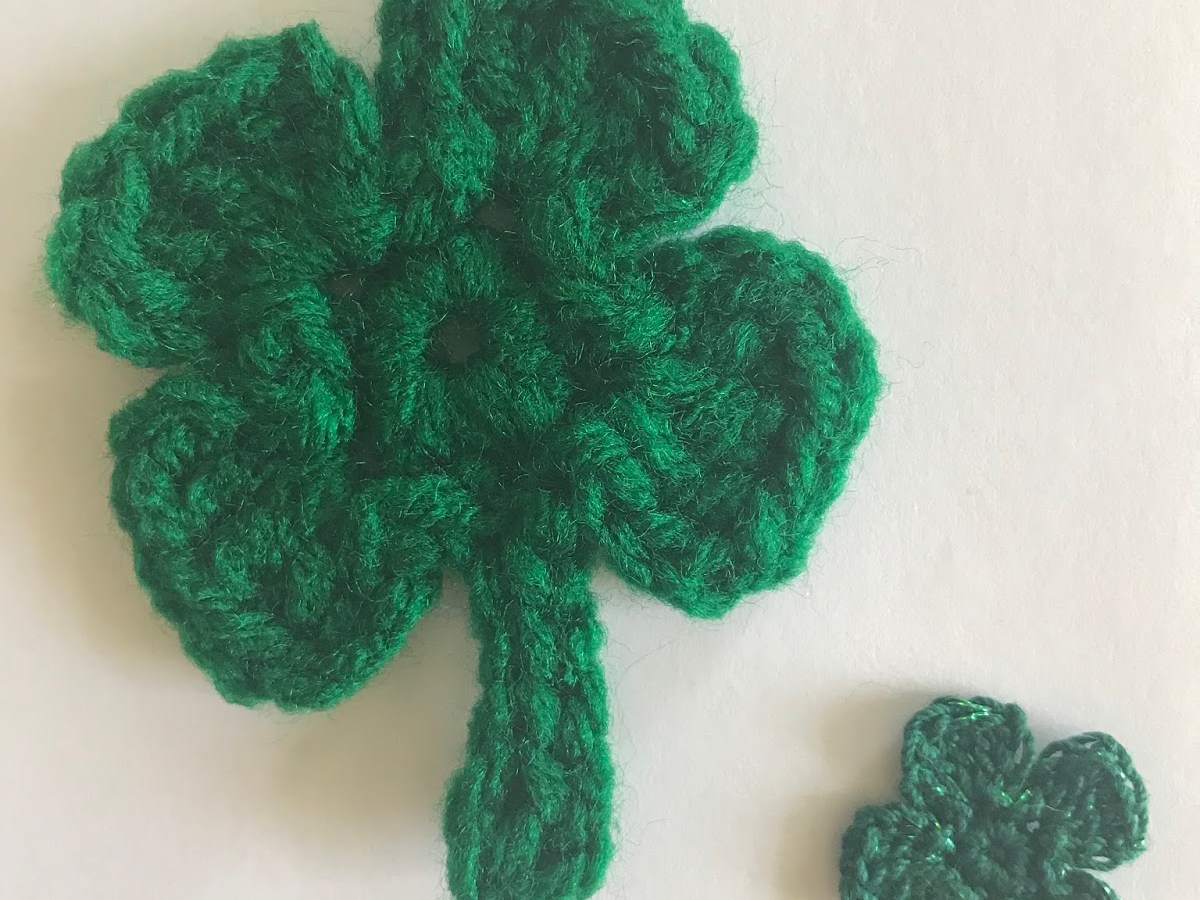 Crochet Four-Leaf Clover