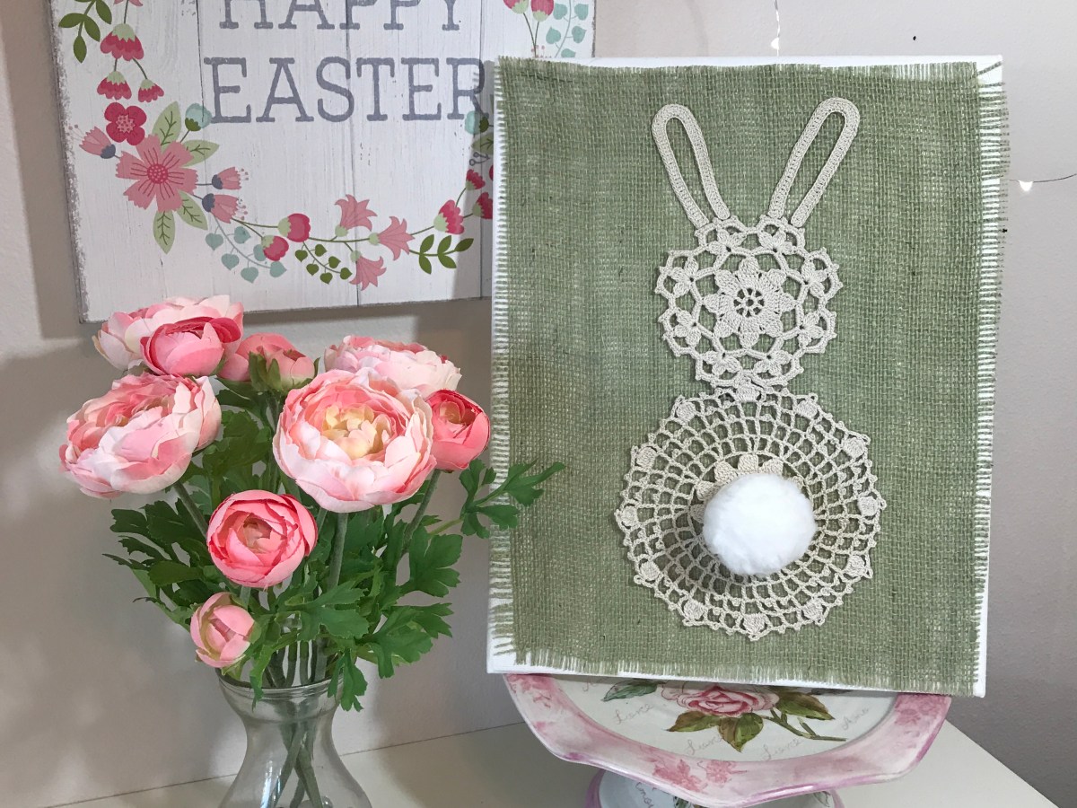 Doily Bunny Easter&nbsp;Decoration