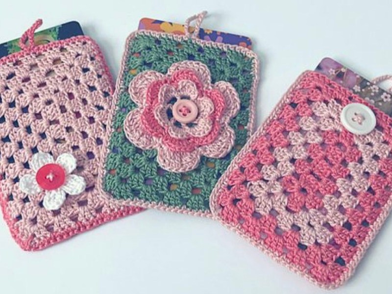 Crochet Giftcard Holders