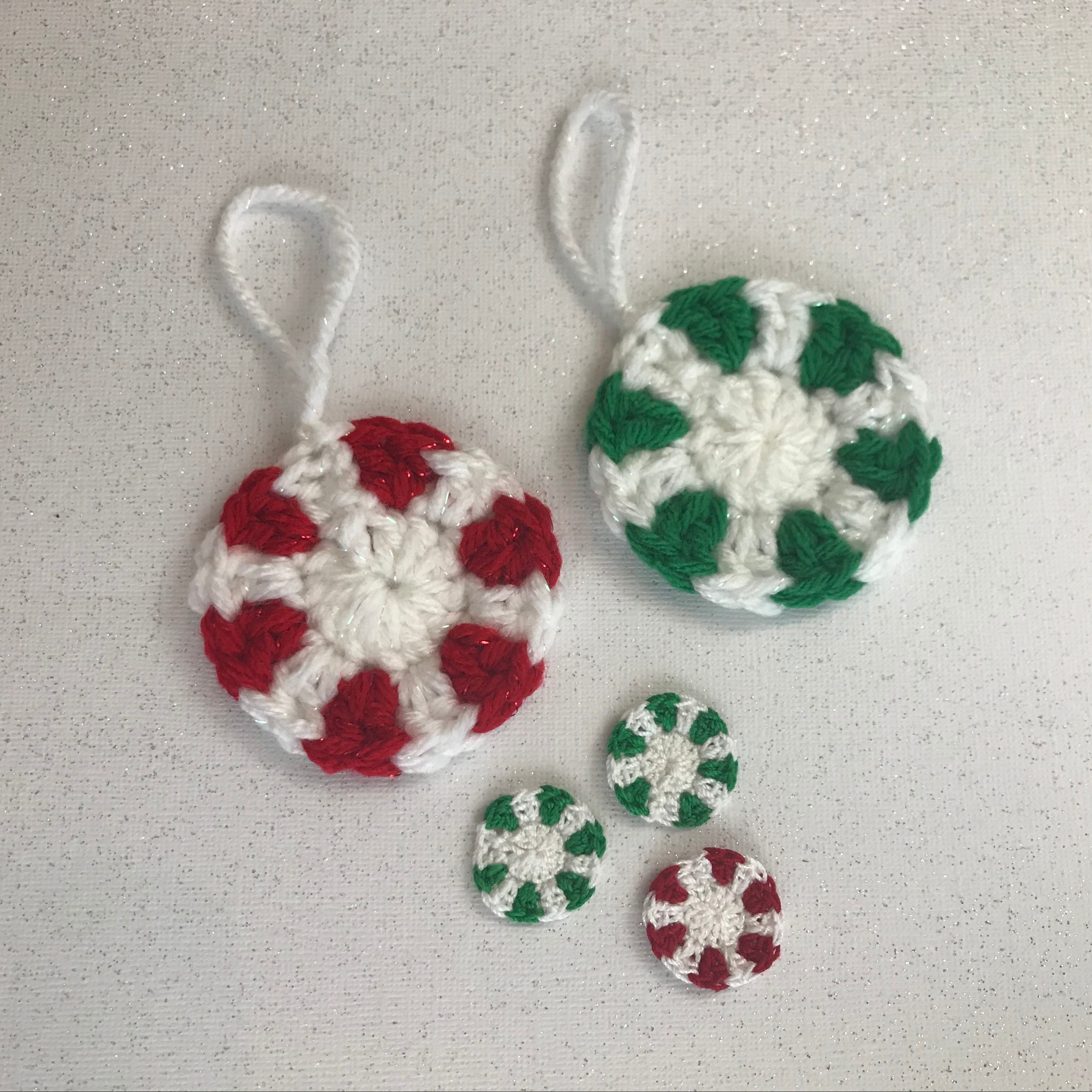 crochet peppermints