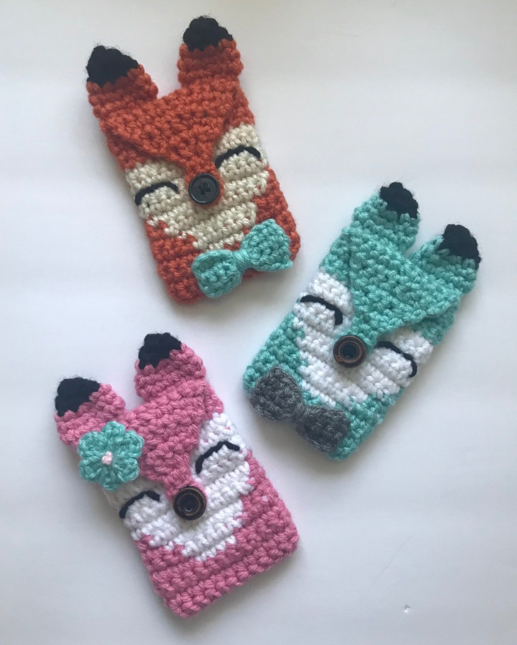 Crochet Fox Giftcard&nbsp;Holder