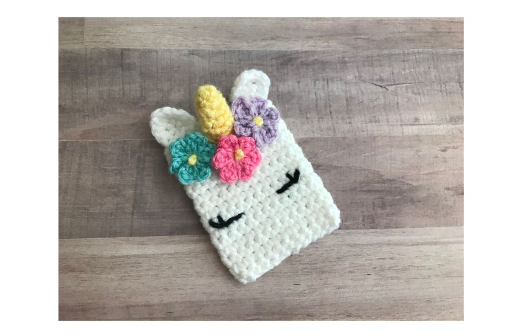 Crochet Unicorn Giftcard&nbsp;Holder