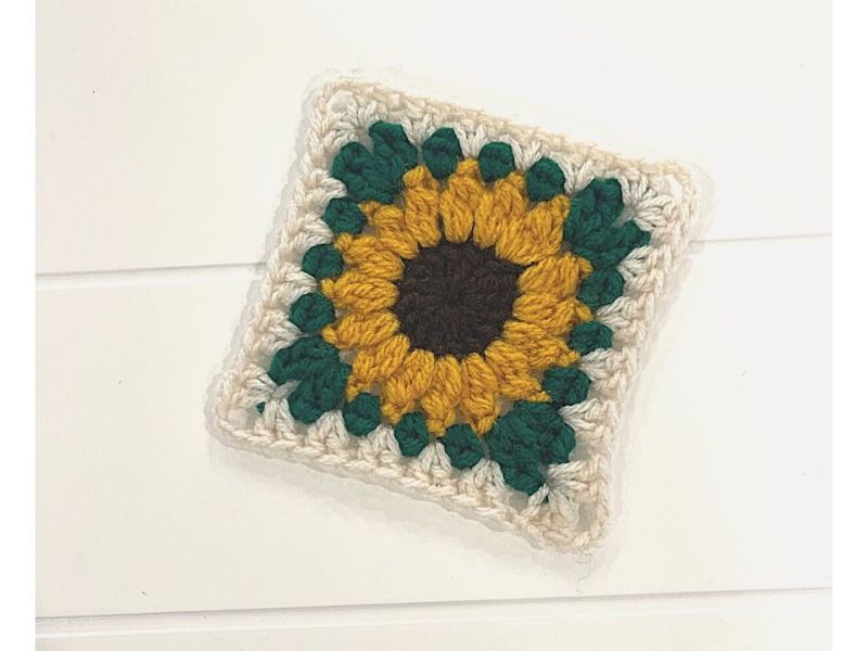Sunflower Granny Square