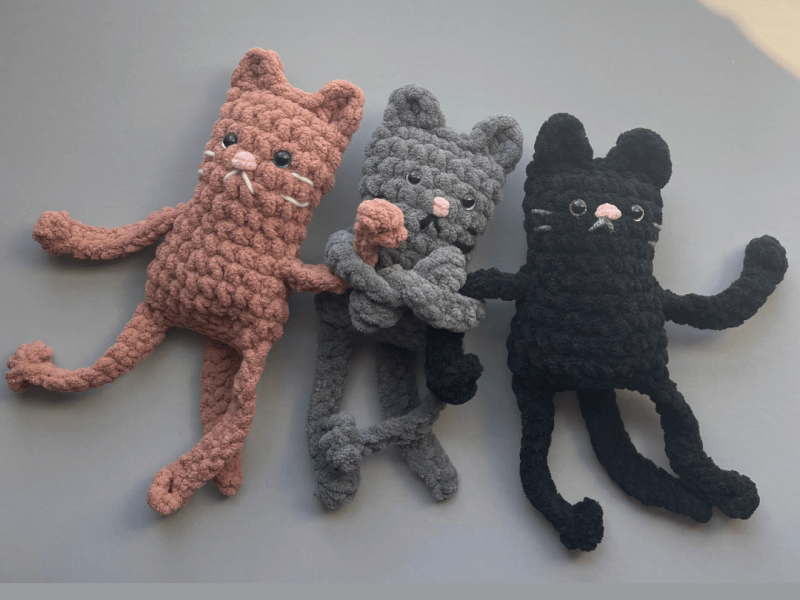 Purrr-fectly Adorable:  Easy, No-Sew Crochet Cat&nbsp;Pattern